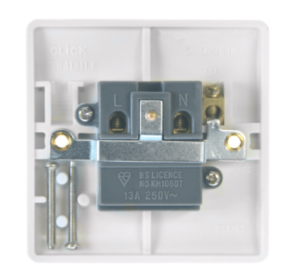 Click Mode 1 Gang Unswitched Socket - Image 2