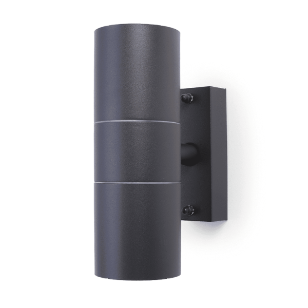 Hispec Coral Anthracite Grey Up/Down Wall Light