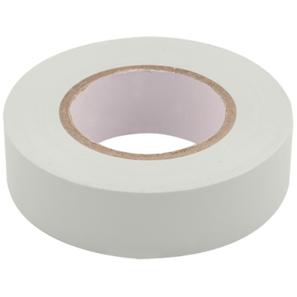 Unicrimp White 19mm x 33M PVC Insulation Tape