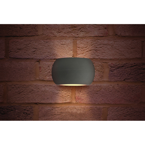 Integral Luxstone Dark Grey IP54 8.5w Wall Light 3000w - Image 4