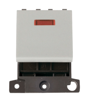 Click White 20A DP Switch Module Neon