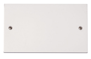 Click Polar 2 Gang Blank Plate