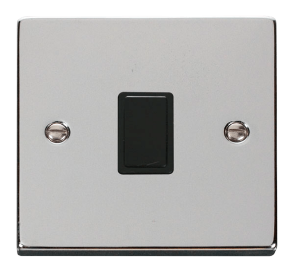 Click Deco Polished Chrome 1 Gang 20A DP Switch