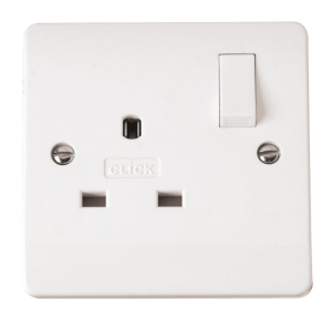 Click Mode 1 Gang Non-Standard Switched Socket