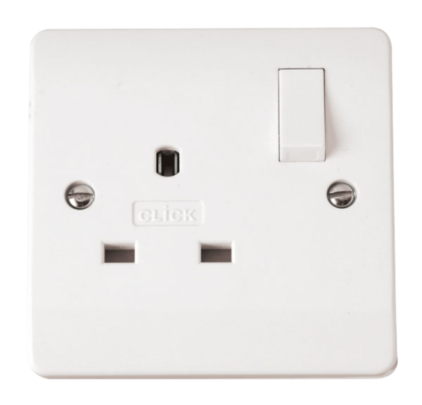 Click Mode 1 Gang Non-Standard Switched Socket