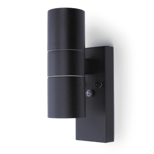 Coral Black Photocell Up/Down Light