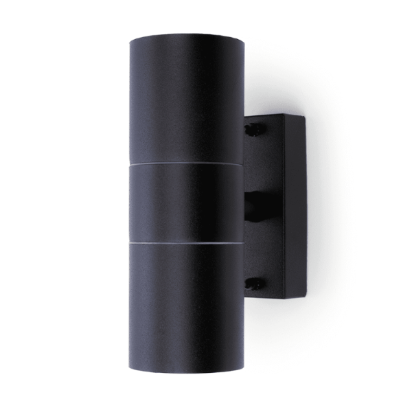 Hispec Coral Black Up/Down Wall Light