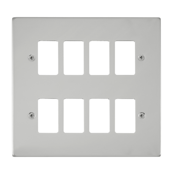 8 Gang Front Plate