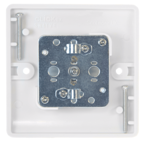 Click Mode 1 Gang Coaxial Socket - Image 2