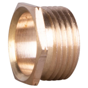1.5" Short Male Brass Bush