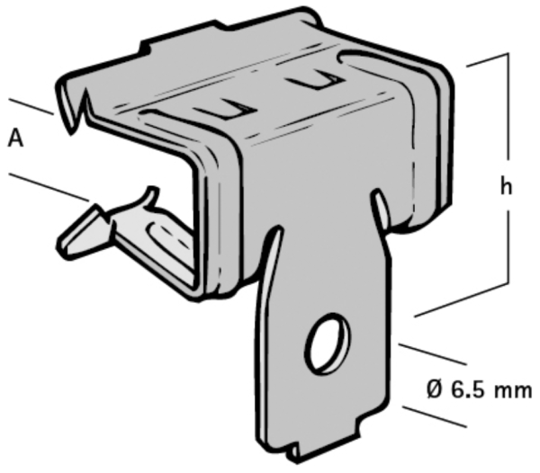 Walraven 10-16mm x 30x6.5mm Beam Clips (25) - Image 2