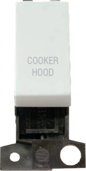Click White 10Ax DP Switch Module Cooker