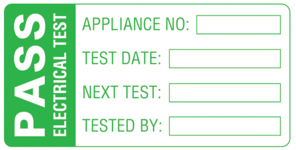 Martindale Pat Test Pass Label (500)