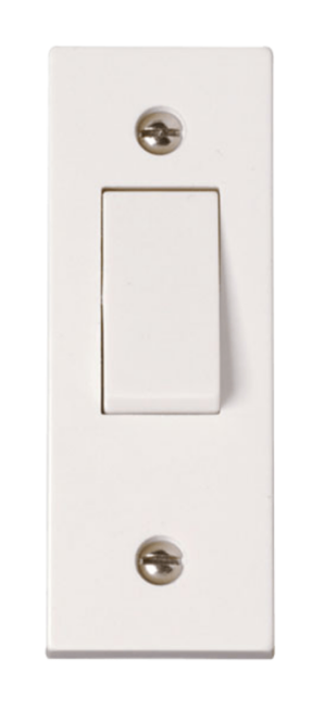 Click Polar 1 Gang 2 Way 10Ax Architrave Switch