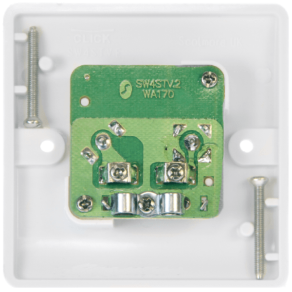 Click Mode 2 Gang Coax & Non-Isolated Satellite Socket - Image 2