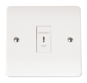 Click Mode 1 Gang DP Key Switch "Emergency Test"