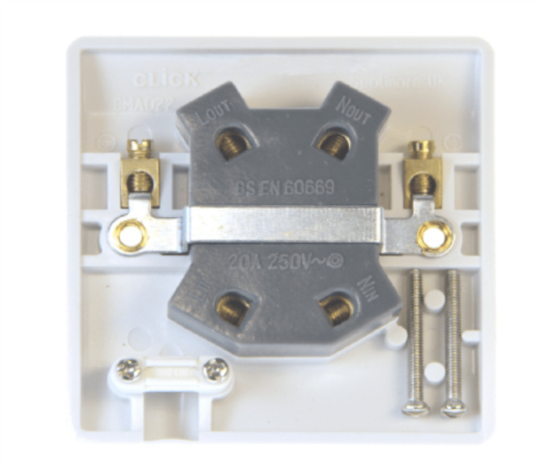 Click Mode 1 Gang 20A DP Switch Flex Outlet - Image 2
