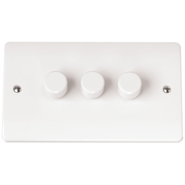 Click Mode 3 Gang 2 Way 250Va Dimmer