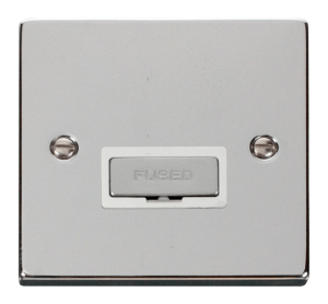 Click Deco Polished Chrome Unswitched Fused Spur