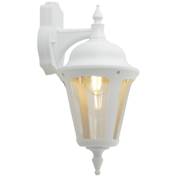 Ansell Latina White IP65 Wall Lantern