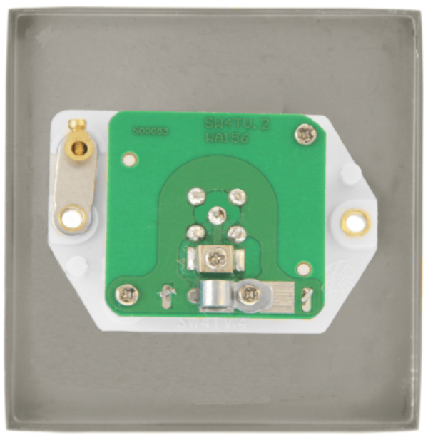 Click Deco Polished Chrome 1 Gang Satellite Socket - Image 2