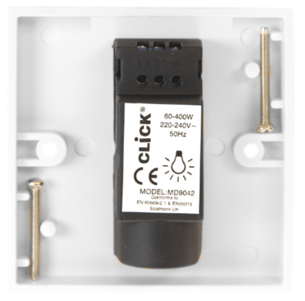 Click Polar 1 Gang 2 Way 400w Dimmer - Image 2