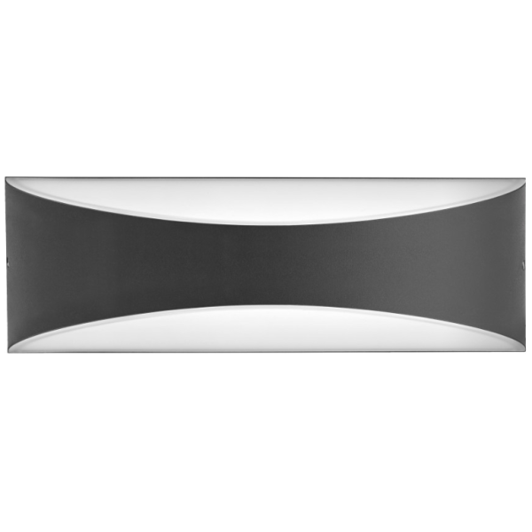 Integral Wave Dark Grey IP65 7w Wall Light 3000k - Image 5