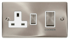 Click Deco Satin Chrome Cooker Control Unit