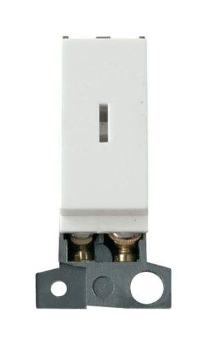White 2 Way 10Ax Keyswitch Module