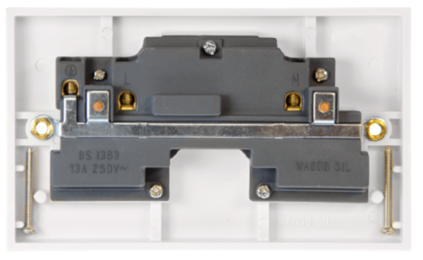 Click Polar 2 Gang 13A SP Switched Socket - Image 2