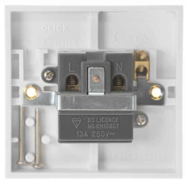 Click Polar 1 Gang 13A Unswitched Socket - Image 2