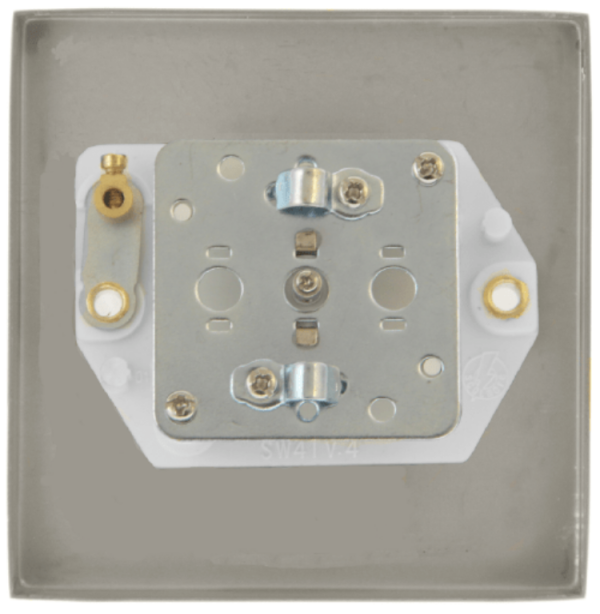 Click Deco Polished Chrome 1 Gang Non Isolated Coaxial Socket - Image 2