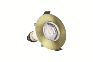 Downlight, Evofire Fire Rated Round IP65, c/w GU10 Holder