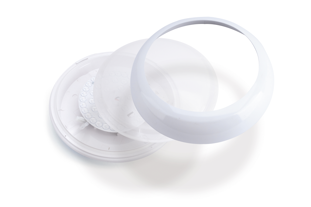 Bulkhead, Tough Shell Pro 3hr Non-Dim IK10, IP66 3/4/6000K 120Deg Beam - Image 2