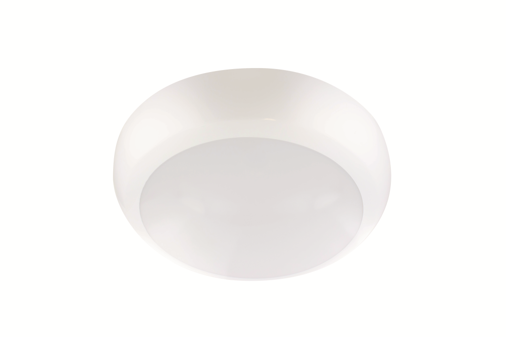 Bulkhead, Tough Shell Pro 3hr Non-Dim IK10, IP66 3/4/6000K 120Deg Beam